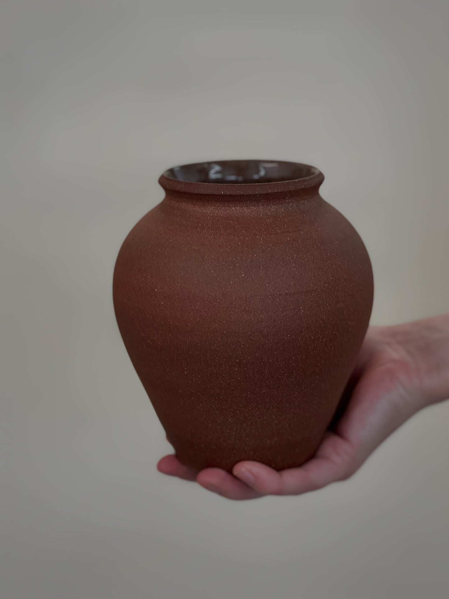 Red Clay Vase