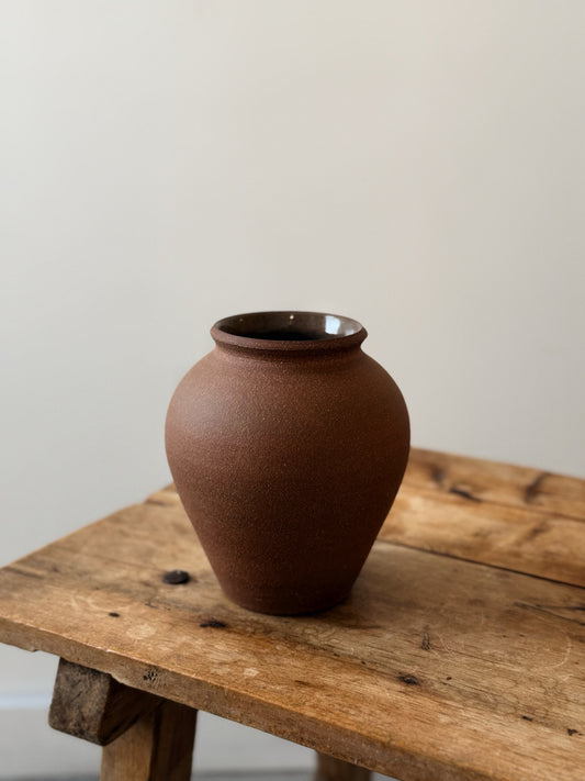 Red Clay Vase