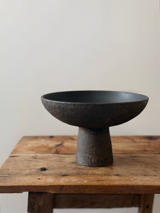 Textured Compote Bowl